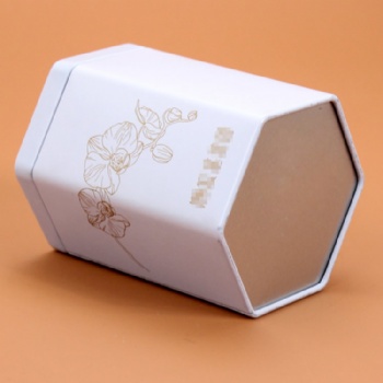 Hexagon Shape Metal Tin Box for Tea Packaging