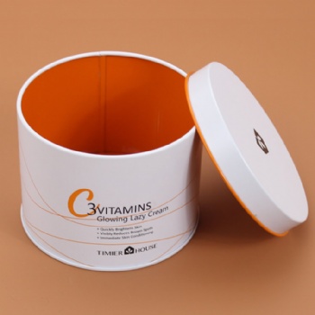 Round Cosmetic Metal Tin Box