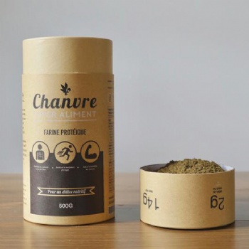 Custom Printed Round Kraft Paper Tube For Food