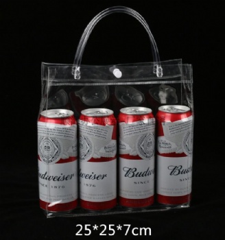 Stand up Transparent PVC bag with zipper