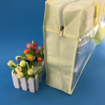 PVC Sewing Non-Woven Wrapping Bedding Packaging Bag with LOGO