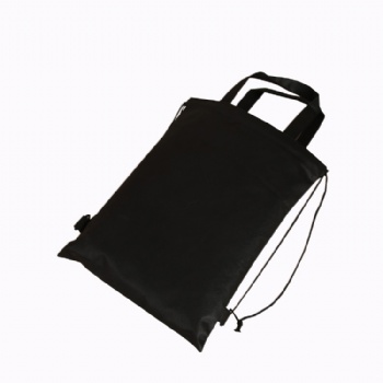 Reusable Promotional Non Woven Shopping Tote Backpack Bag with Drawstring