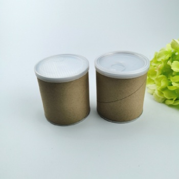 Paper Can with Plastic Cover Cap